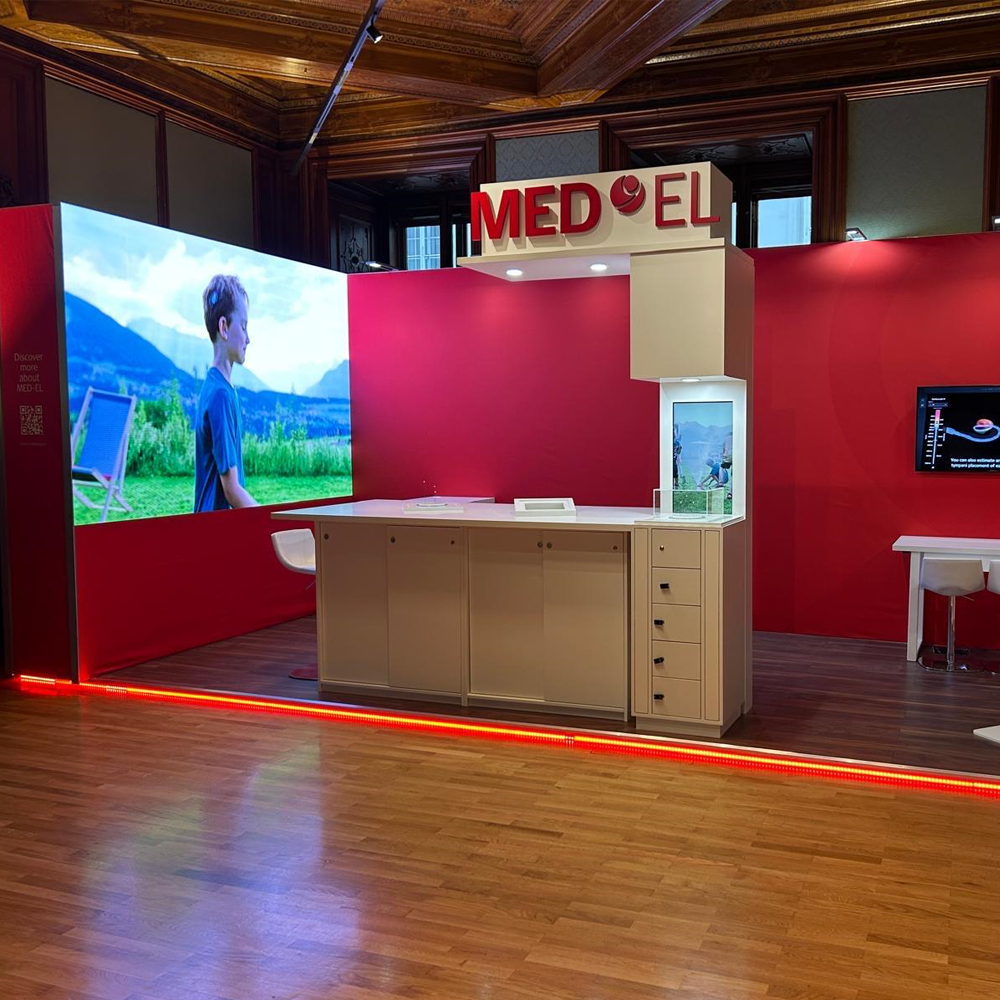 Messetechnik Palais Niederösterreich MED EL @ EFAS mac